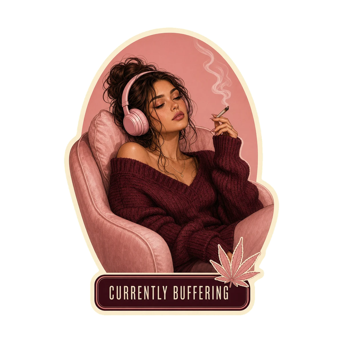 Currently Buffering — Soft Haze Society cannabis artwork
