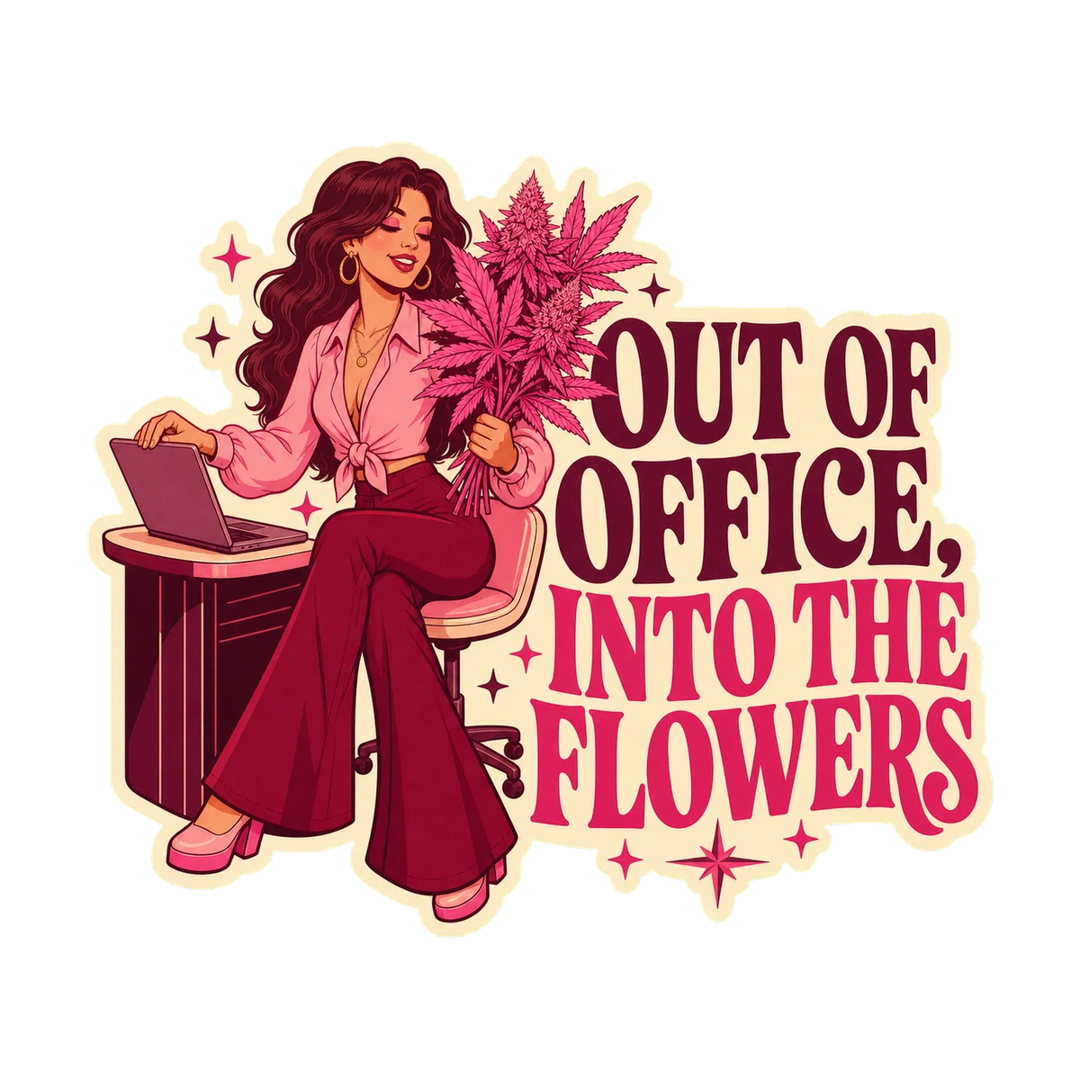 Out of Office, Into the Flowers artwork