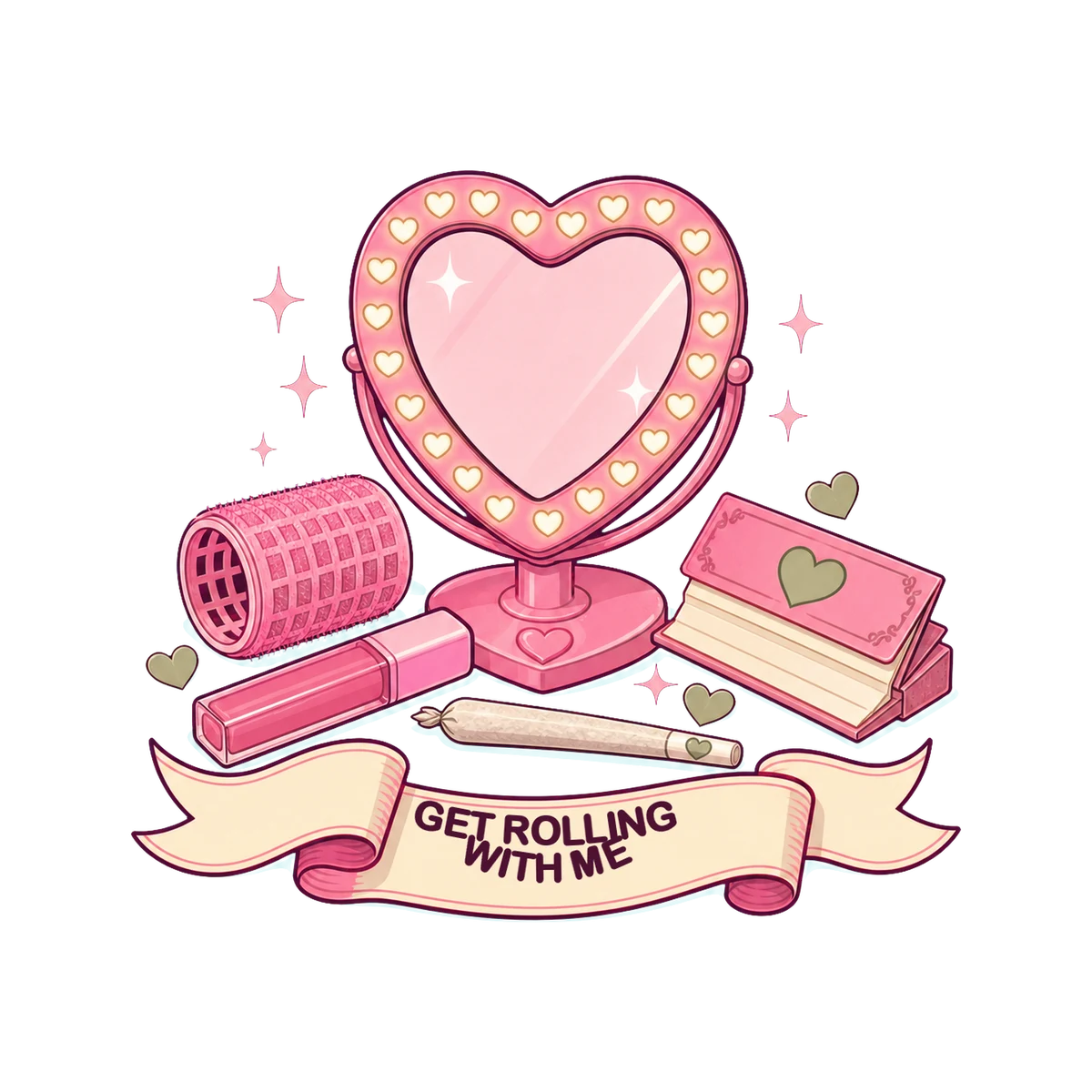 Get Rolling With Me — The Sesh Kit cannabis artwork