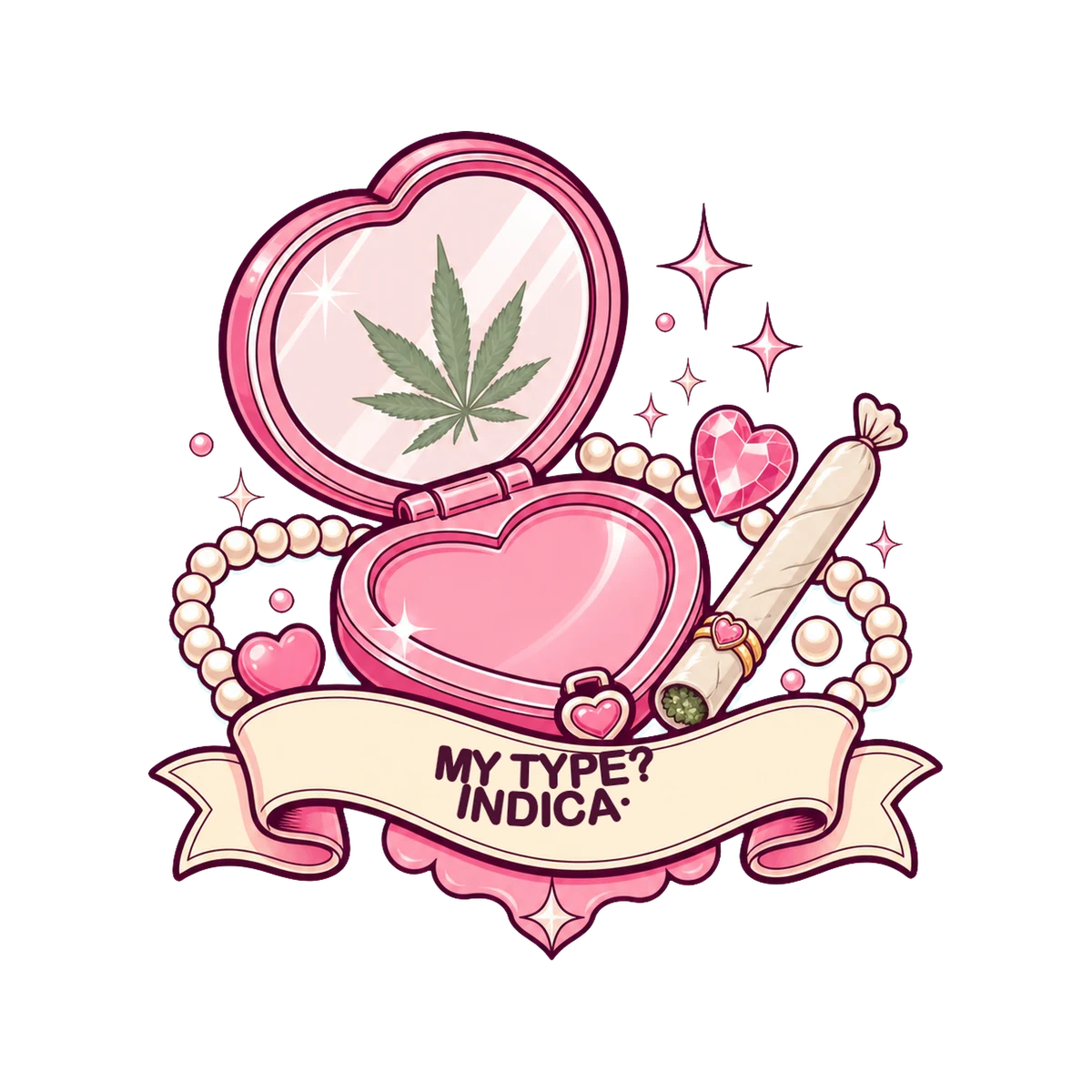 My Type? Indica. — The Sesh Kit cannabis artwork