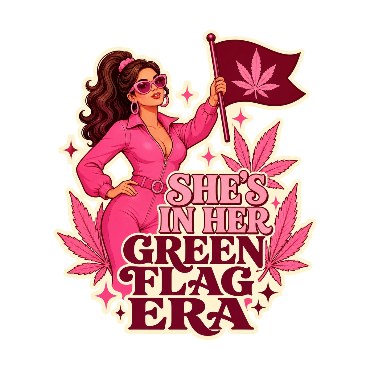 She’s in Her Green Flag Era artwork