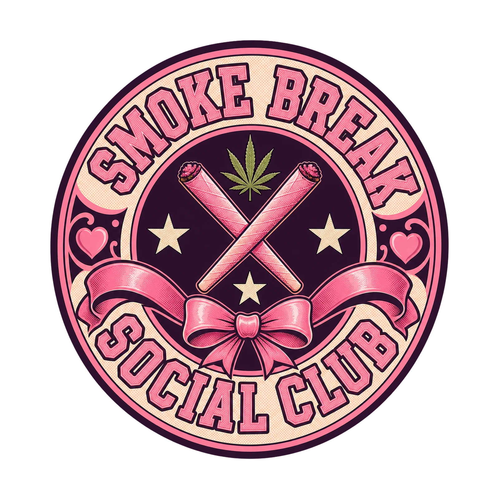 Smoke Break Social Club — The Blunt Type cannabis artwork