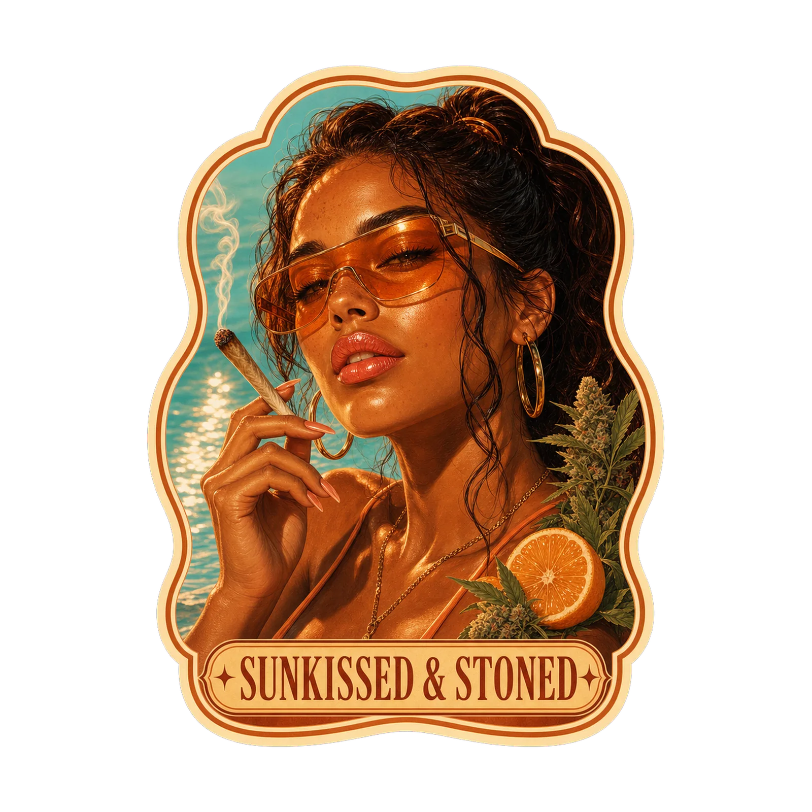 Sunkissed & Stoned artwork